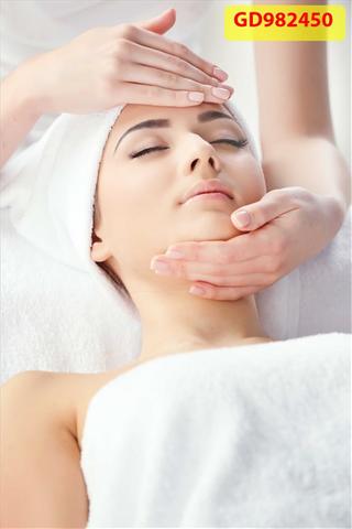 Tranh spa chăm sóc mặt phụ nữ 2